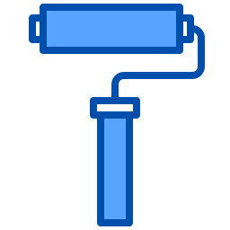 Roller brush icon