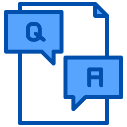 Question and answer icon