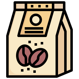 Coffee pack icon