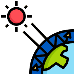 Greenhouse effect icon