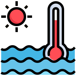 calentamiento icono