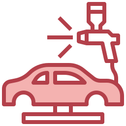 Car painting icon