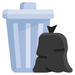 bolsa de basura icono
