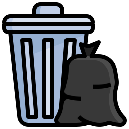 Garbage bag icon