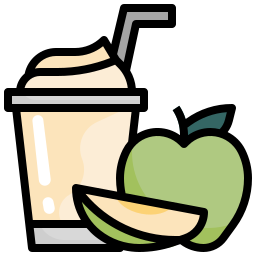 zielone jabłko ikona