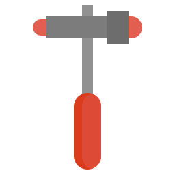 marteau réflexe de neurologie Icône