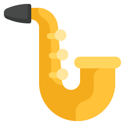 saxofón icono