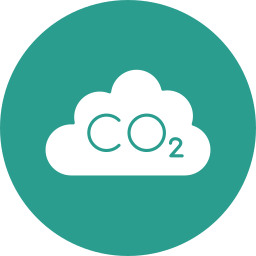 dióxido de carbono Ícone