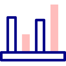 gráfico de barras icono