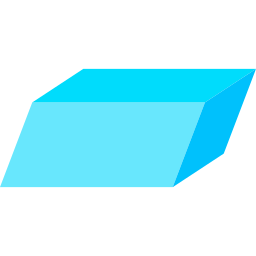 Parallelepiped icon