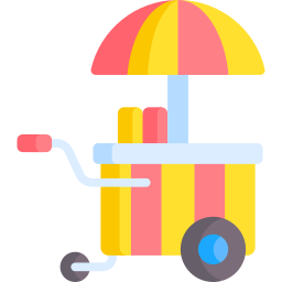 Food cart icon