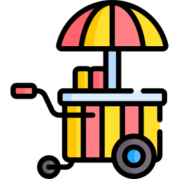 Food cart icon