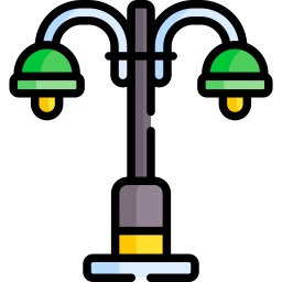 Street lamp icon