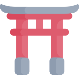 portão japonês Ícone