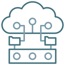 computación en la nube icono