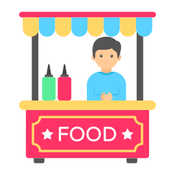 Food cart icon