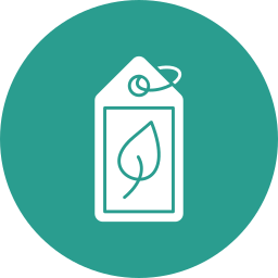 Eco tag icon