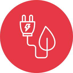 Eco electric icon