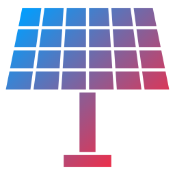 panneau solaire Icône