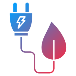 Eco electric icon
