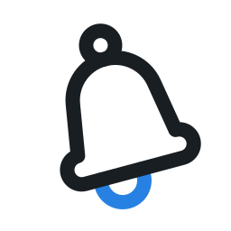 campana de notificación icono