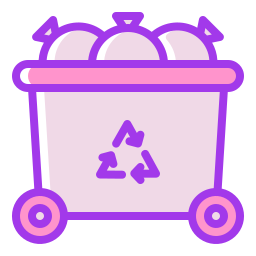 papelera de reciclaje icono