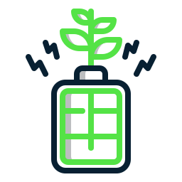 Green power icon