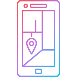 geographisches positionierungs system icon