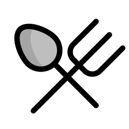 fourchette Icône