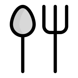 fourchette Icône