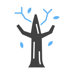 drzewo liściaste ikona