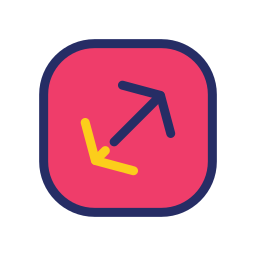 Diagonal arrow icon