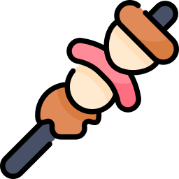 Shish kebab icon