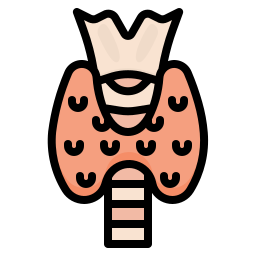 ghiandola tiroidea icona