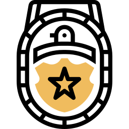 distintivo de polícia Ícone