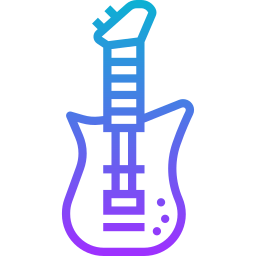 guitarra electrica icono