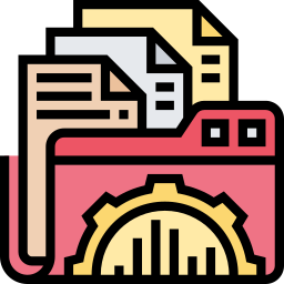 Data processing icon