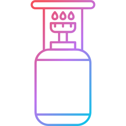 gaz de camping Icône