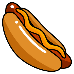 hotdog icoon