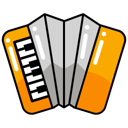 Piano accordion icon