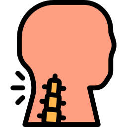 Broken neck icon