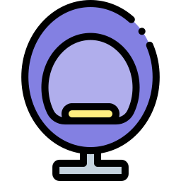 krzesło jajko ikona