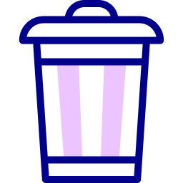 Trash bin icon