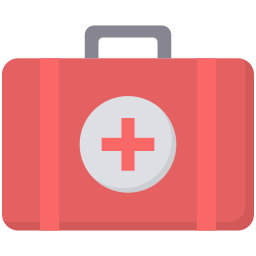 Medical kit icon