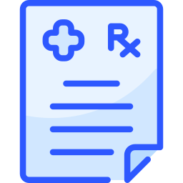 Medical prescription icon