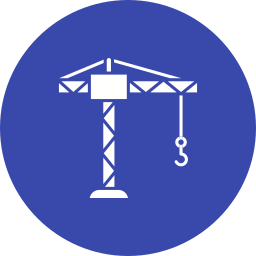 Tower crane icon