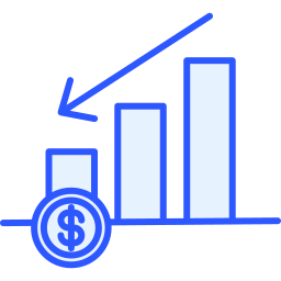 profit et perte Icône