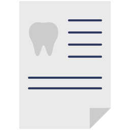 rapport médical Icône