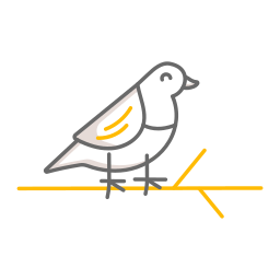 Sparrow bird icon