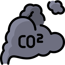 pollution atmosphérique Icône
